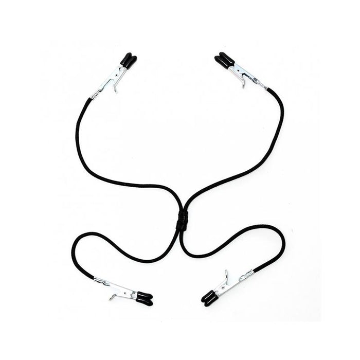 Pinzas Para Pezones Y Vagina Negro Elástico