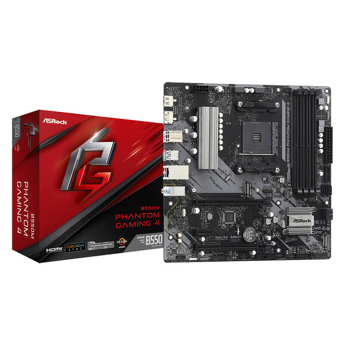 Placa Base Asrock B550 Phantom Gaming 4 Socket Am4 Atx Amd B550