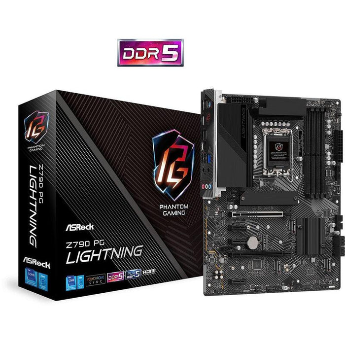 Placa Base Asrock Z790 Pg Lightning Lga1700 Atx Mb 4xddr5 4xsata