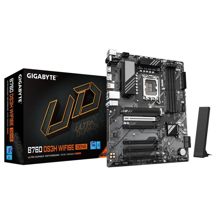 Placa Base Mainboard Gigabyte Intel B760 Express Lga1700 Atx Memory Ddr5 Memory Slots 4 B760ds3hwf6egen51.0