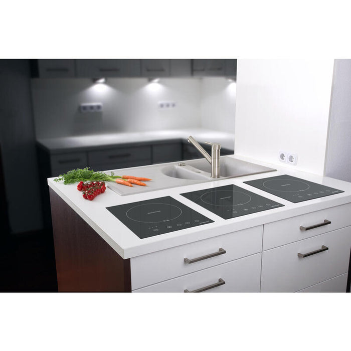 Placa De Inducción Empotrada Steba Ik 60 E, Placa Autosuficiente Negra 66000