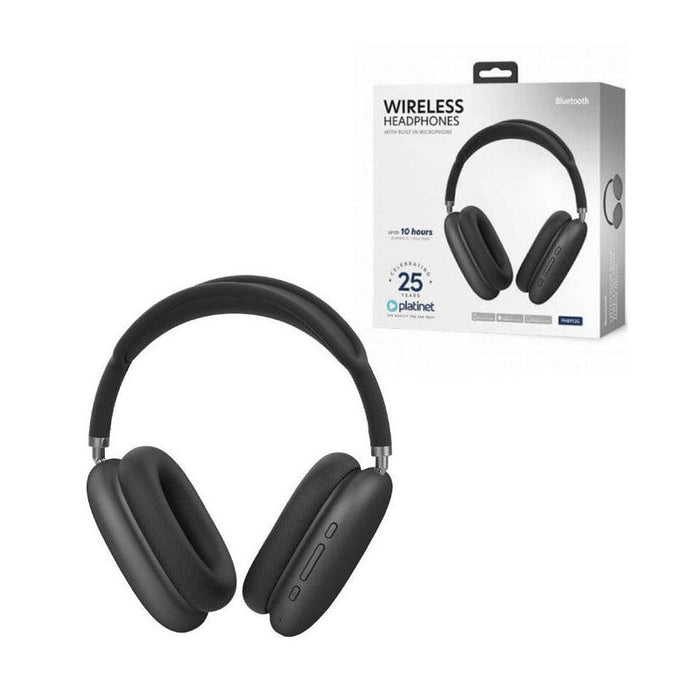 Platinet Auricular Inalambrico Bluetooth 5.3 + Microfono Phb912g Gris