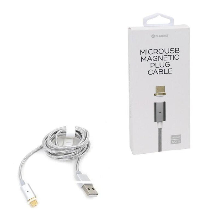 Platinet Cable Magnetico Micro Usb - Usb 1m