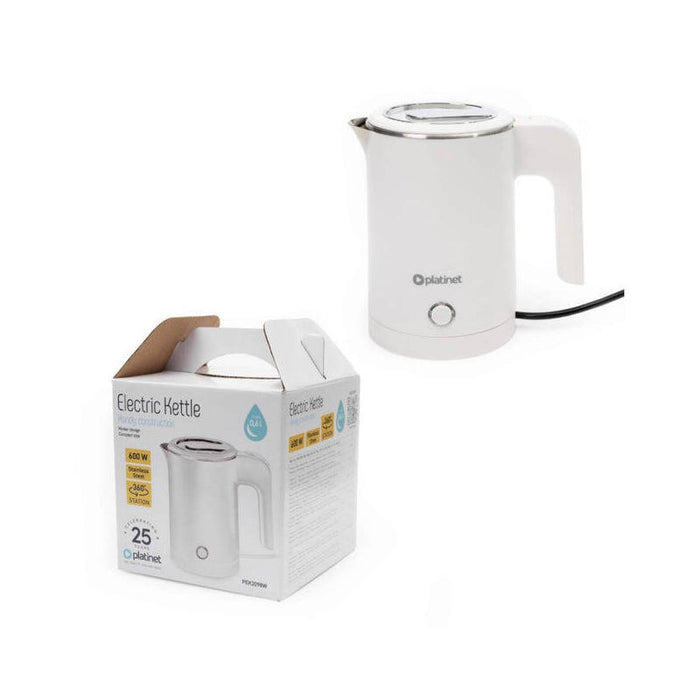 Platinet Hervidora Electrica 0,6l 600w Cobre Blanco