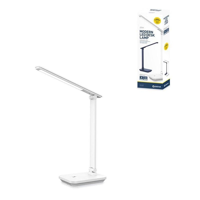 Platinet Lampara De Mesa Recargable Bateria 4000mah 5w Blanco