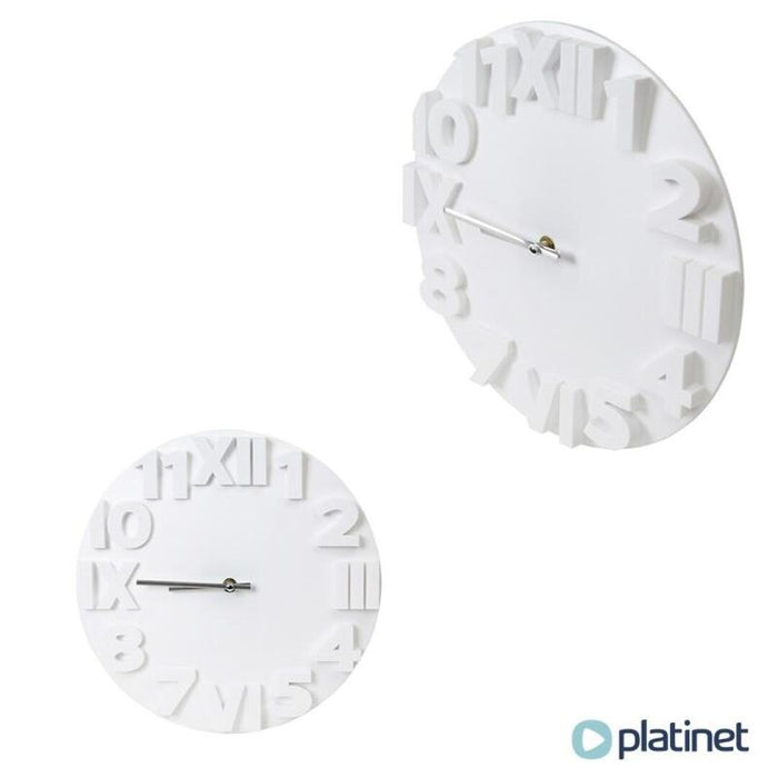 Platinet Reloj De Pared Modern Blanco