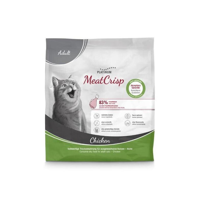 Platinum Meatcrisp Adult Chicken - Comida Seca Para Gatos - 400g