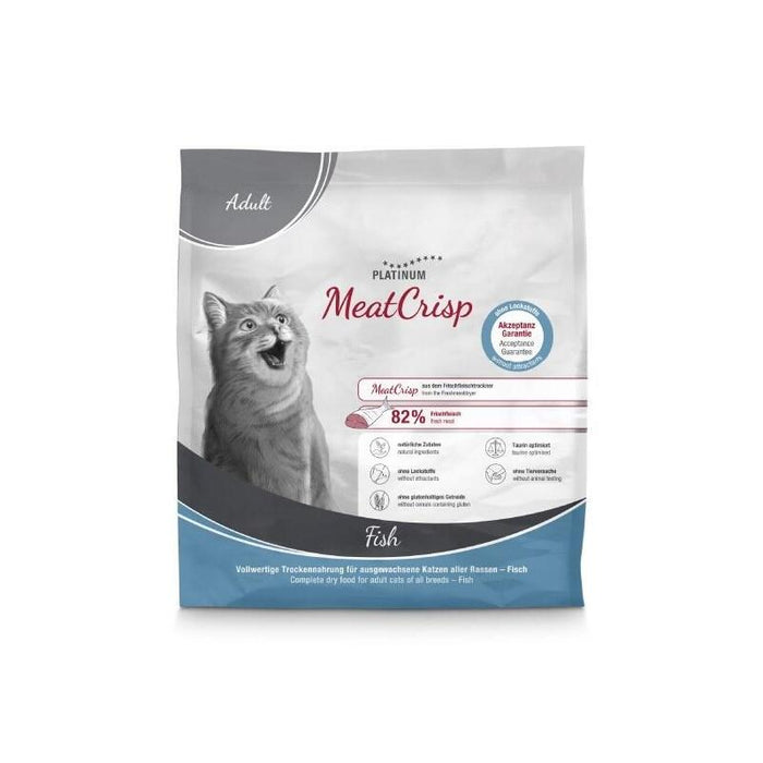 Platinum Meatcrisp Adult Fish - Comida Seca Para Gatos - 400g