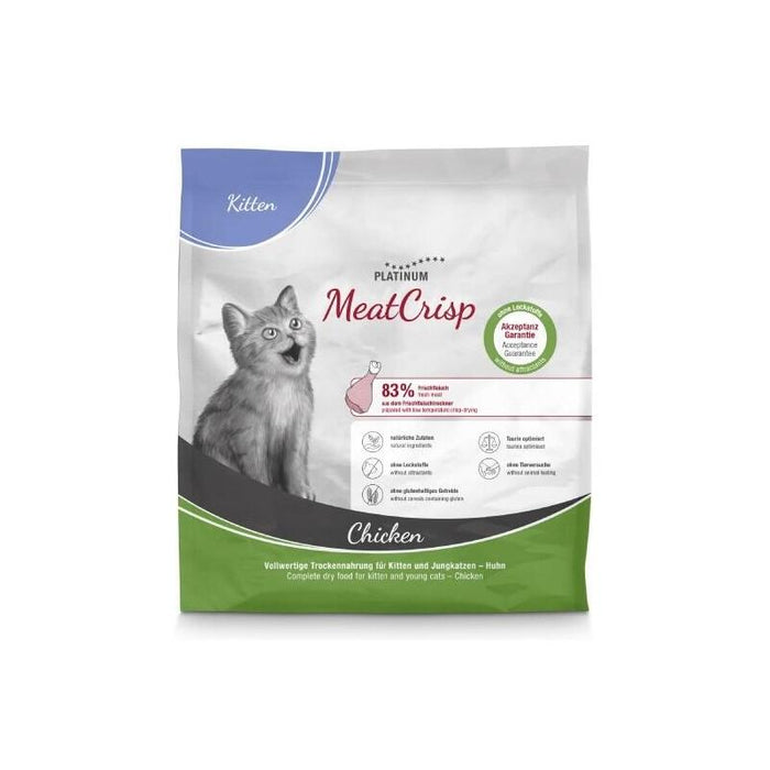 Platinum Meatcrisp Kitten Chicken - Comida Seca Para Gatos - 400g