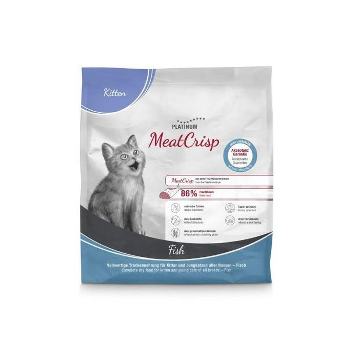 Platinum Meatcrisp Kitten Fish - Comida Seca Para Gatos - 400g