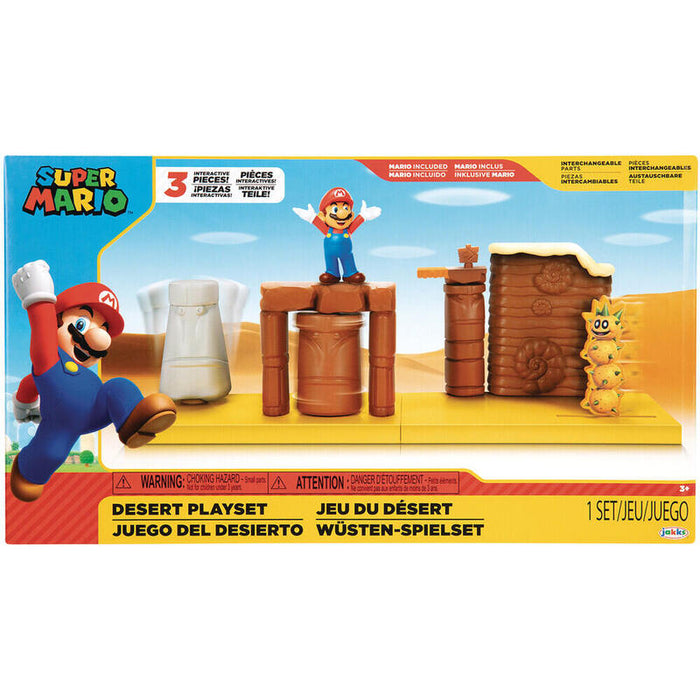 Playset Desert Super Mario Bros 6cm