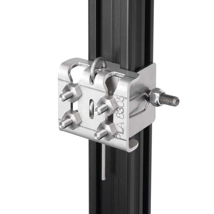 Pls 8001 Led Vertical Profile Mounting Strip Black