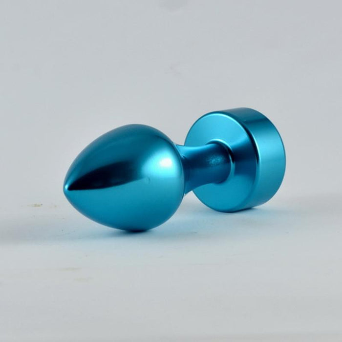Plug Anal Azul Rosebud Con Joya