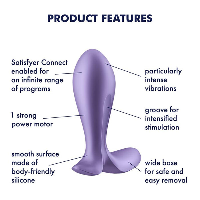Satisfyer Intensity Plug - Morado