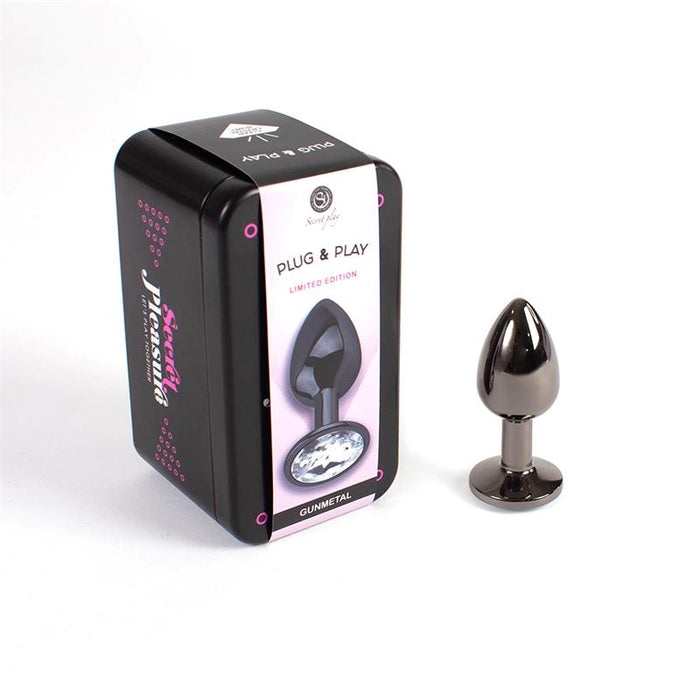 Secretplay - Gunmetal Butt Plug Talla S 7 Cm