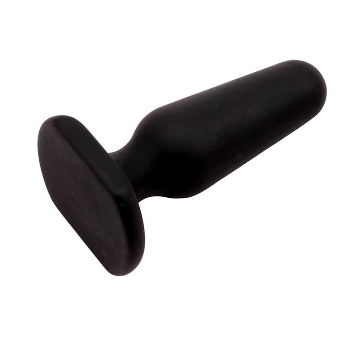 Plug Anal Silicona 7.5 X 2.5 Cm Negro