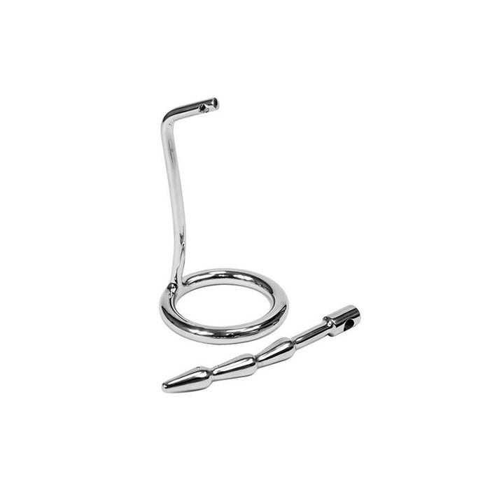 Plug Castidad Pene Con Candado Acero Inoxidable