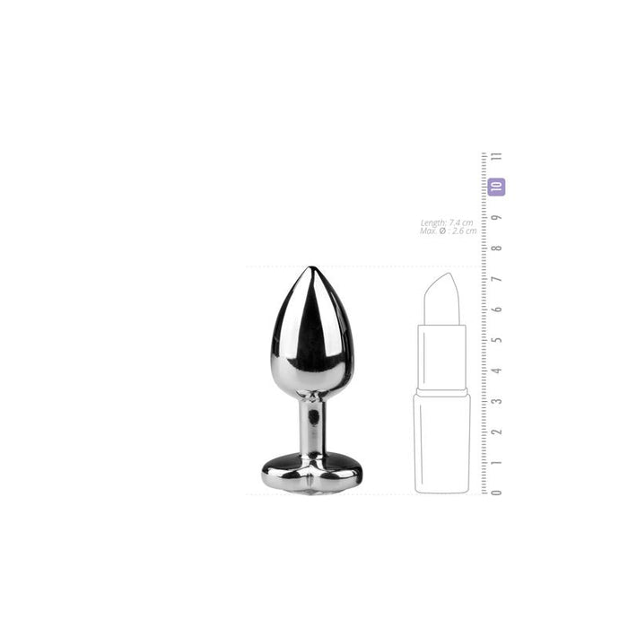 Plug De Aluminio No. 2 - Plata/Transparente