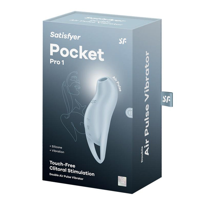 Satisfyer - Pocket Pro 1 Estimulador Clítoris Azul Claro