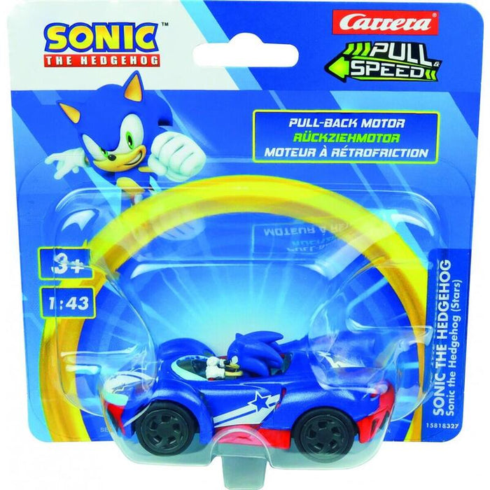 Pojazd Pull & Speed (Pull-Back) Sonic - Team Sonic Racing Stars