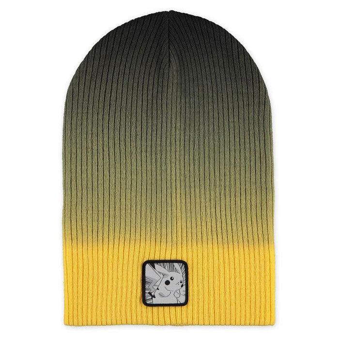 Pokemon Pikachu Patch Slouchy Beanie, Black/Yellow [Kc341568pok]