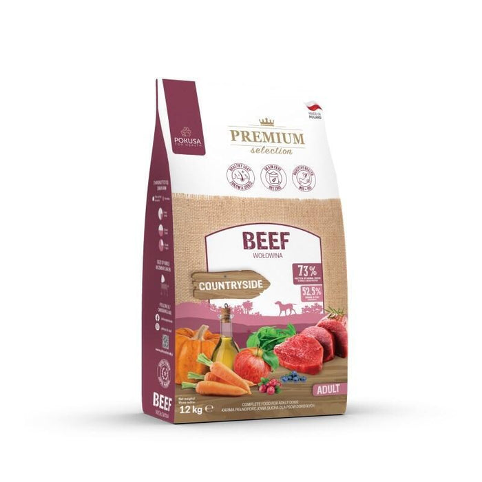 Pokusa Premium Selection Beef Adult - Alimento Seco Para Perros - 12kg