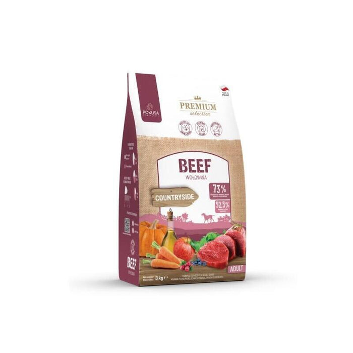 Pokusa Premium Selection Beef Adult - Alimento Seco Para Perros - 3kg