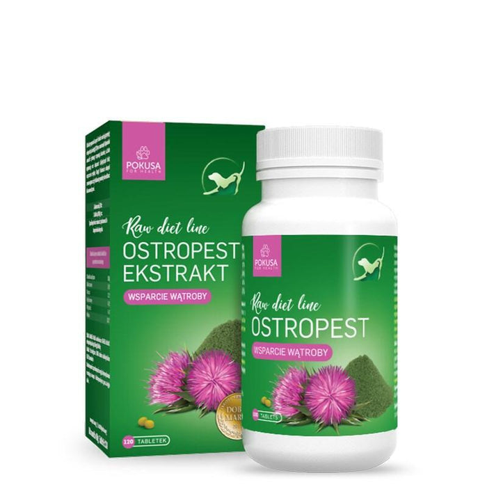 Pokusa Raw Diet Line Ostropest/Milk Thistle 120tab