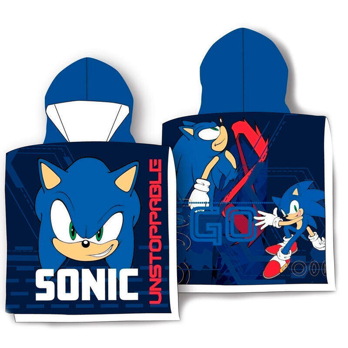 Poncho Toalla Sonic The Hedgehog Algodon
