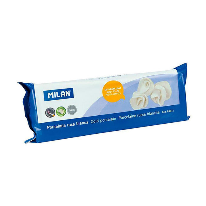 Porcelana Rusa Blanca 500g Milan