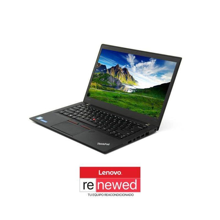 Portátil Reacondicionado Lenovo Thinkpad T460,I5-6ªgen,8gb,128gb Ssd,14",Sin S.O.,1 Año Car - Grado A