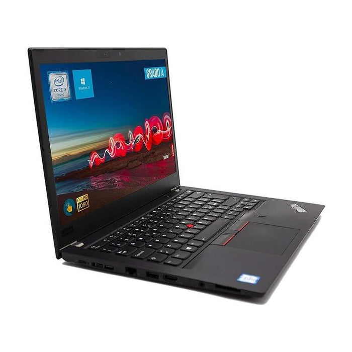 Portatil Reacondicionado Lenovo Thinkpad T480s 14" I5-8250u 8gb 256gb Ssd W11p Instalado Teclado Español  Marcas Pantalla 1 Año De Garantia