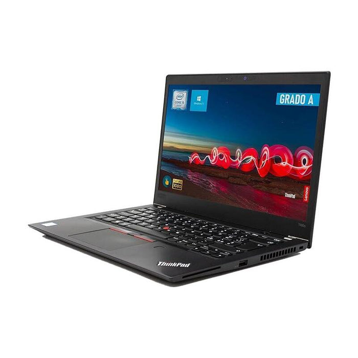 Portatil Reacondicionado Lenovo Thinkpad T480s 14" I5-8250u 8gb 256gb Ssd W11p Instalado Teclado Español  Marcas Pantalla 1 Año De Garantia