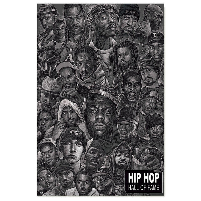 Poster Todas Las Estrellas Hip Hop