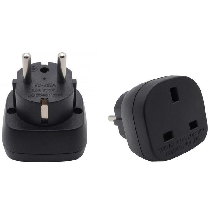 Power Adapter Uk To Schuko F/M - Warranty: 360m