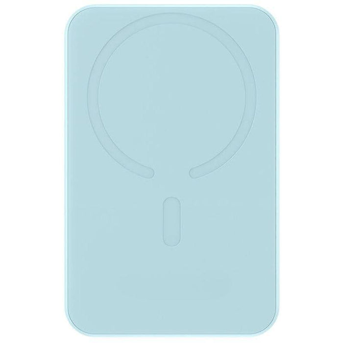 Power Bank Mini 5000mah Baseus Compatible Con Magsafe Azul  Carga Rápida 20w Y Cable Tipo C Inlcuido