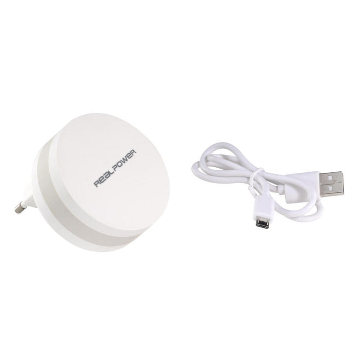 Power Bank Realpower Pbc-1800 Blanco 1.800mah