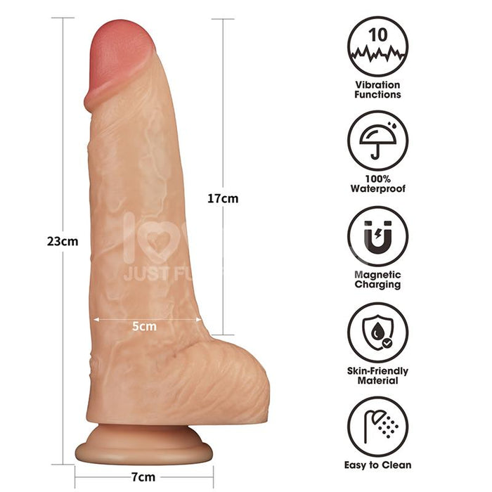 Power Basics Dildo Con Vibración 9