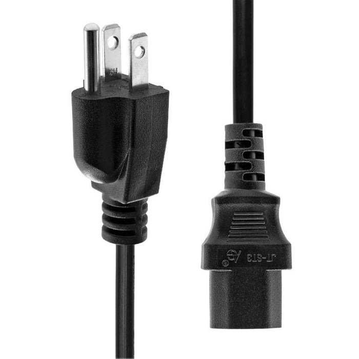 Power Cord Us To C13 1m Black - Warranty: 360m