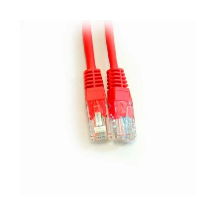 Powergreen Latiguillo Color Rojo Rj45 Cat 6 Utp 0.5 Metros 0.50 M Rojo