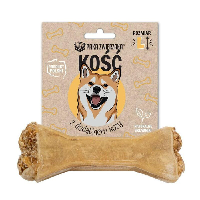 Premio Para Perros Paka Zwierzaka Bone With Goat L 13,5 Cm  70g