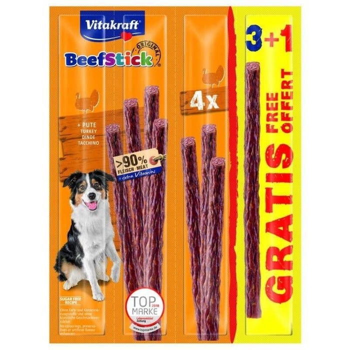 Premio Para Perros Vitakraft Beef Stick Turkey  3 + 1