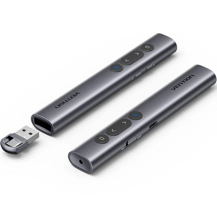 Presentador Inalámbrico Por Bluetooth Vention Kqjh0 2.4ghz Gris