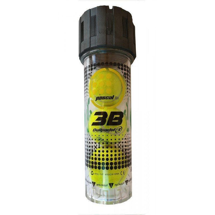 Presurizador Para Pelotas De Pádel Bullpadel Pascal Box 3b Incluye Bomba Hinchadora Capacidad 3 Uds