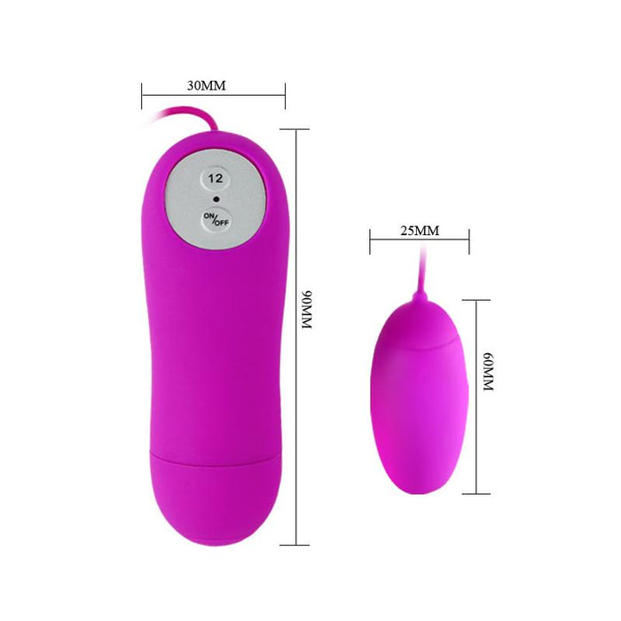 Pretty Love Huevo Vibrador Eunice Color Púrpu Cl70