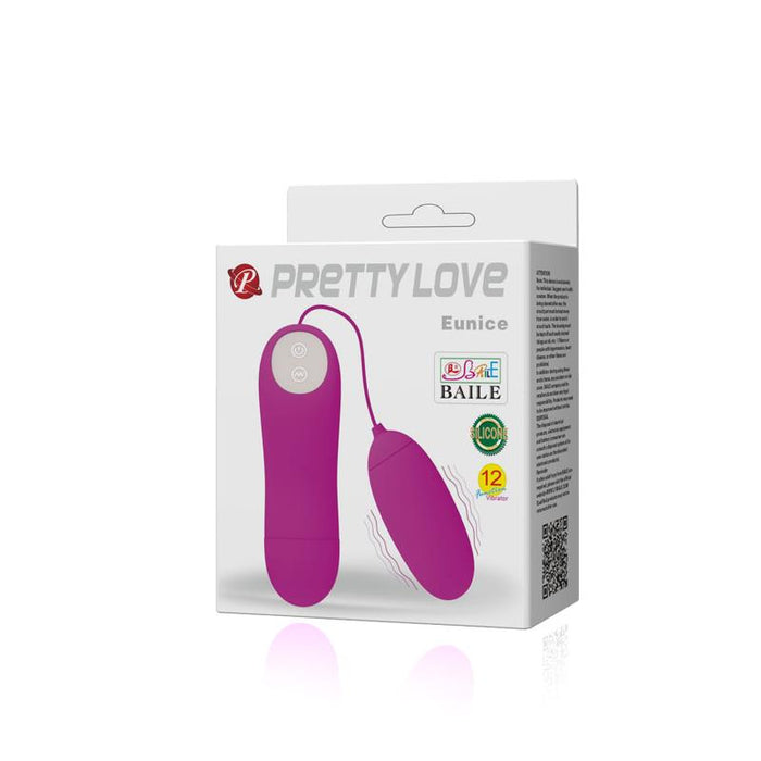 Pretty Love Huevo Vibrador Eunice Color Púrpu Cl70