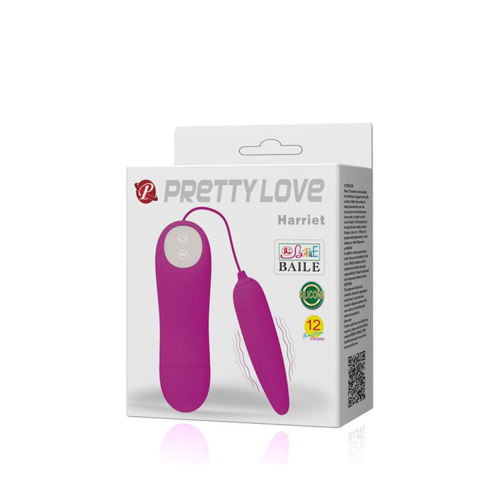 Pretty Love Huevo Vibrador Harriet Color Púrpura