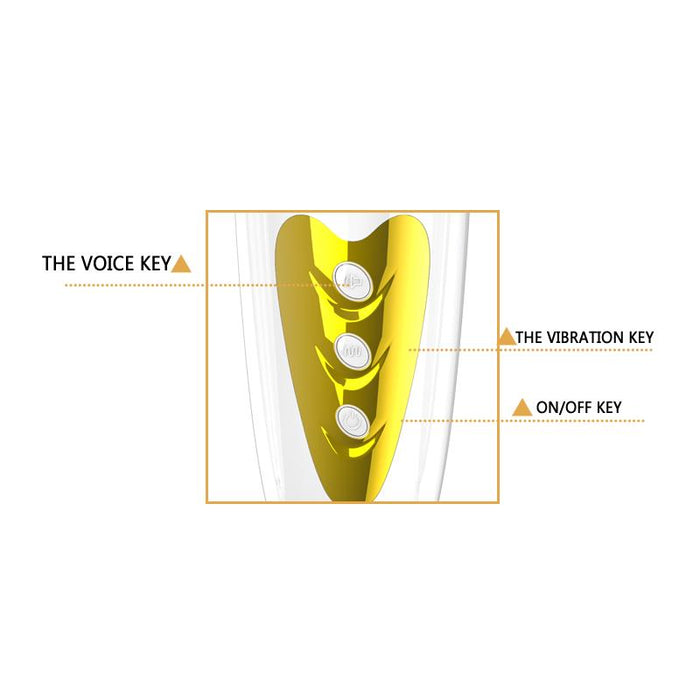 Pretty Love Masturbador Sally Blanco Y Dorado