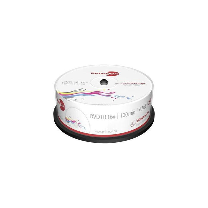 Primeon Dvd+R 4.7gb 120min 16x Bobina (25 Discos)