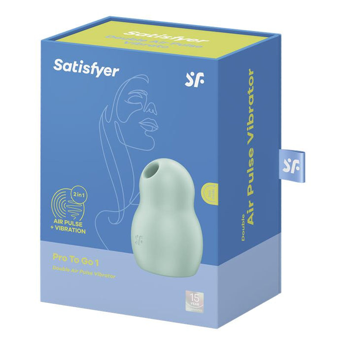 Satisfyer - Pro To Go 1 Estimulador Y Vibrador Doble Verde
